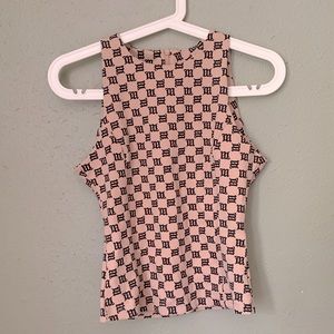 misbhv sleeveless monogram top